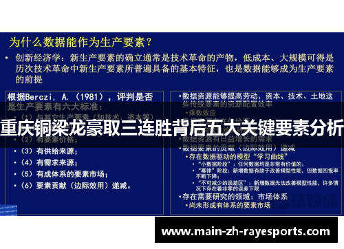 重庆铜梁龙豪取三连胜背后五大关键要素分析